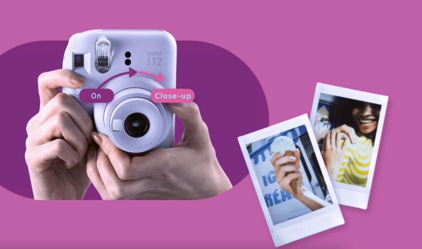 Instantní fotoaparát Fujifilm Instax mini 12 modrý Fujifilm Instax mini 12, modrá
