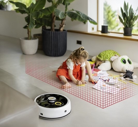 Robotický mop Kärcher RCF 3 bílý