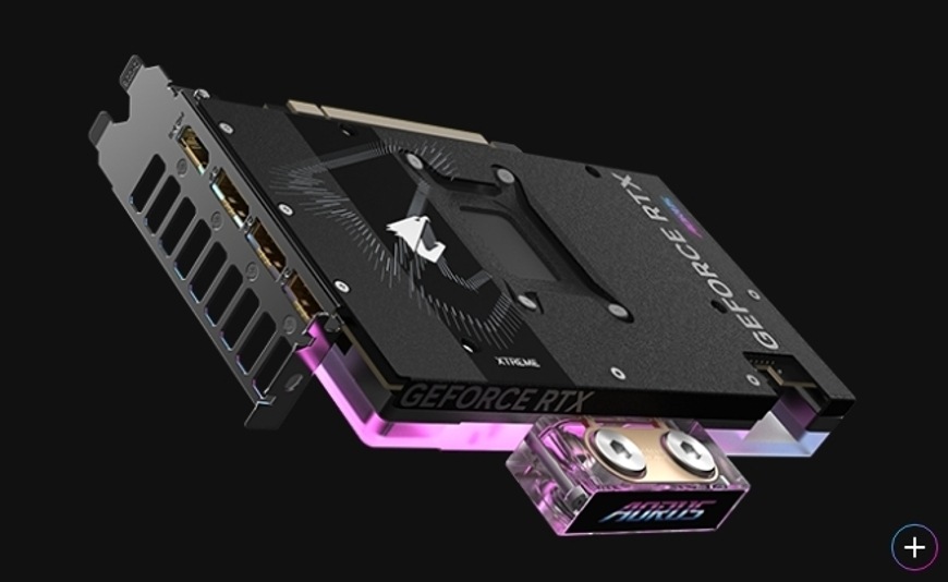 Grafická karta GIGABYTE AORUS GeForce RTX 5080 XTREME WATERFORCE WB 16G