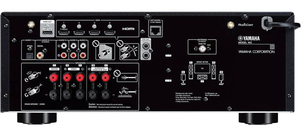 AV Receiver Yamaha RX-V4A černý