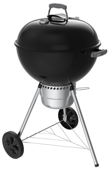 Zahradní gril na dřevěné uhlí Weber Original Kettle Premium 57 cm, černé provedení