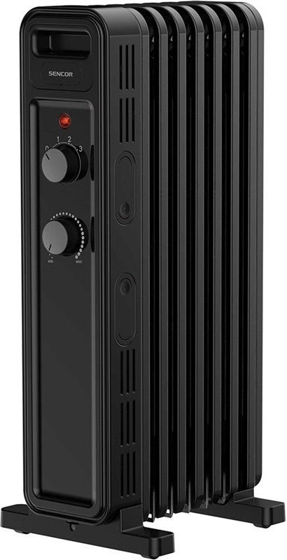Olejový radiátor Sencor SOH 3507BK s příkonem 1500W