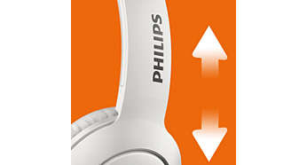 Sluchátka Philips SHB3075WT bílá