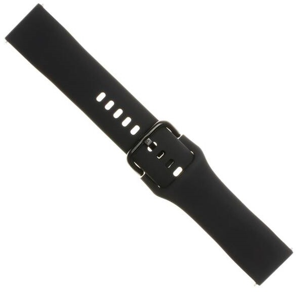 Řemínek FIXED Silicone Strap 20mm na smartwatch černý Řemínek FIXED Silicone Strap 20mm na smartwatch černý