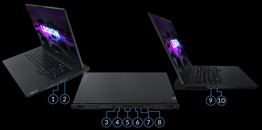 Notebook Lenovo Legion 5 17ACH6H modrý Notebook Lenovo Legion 5 17ACH6H modrý