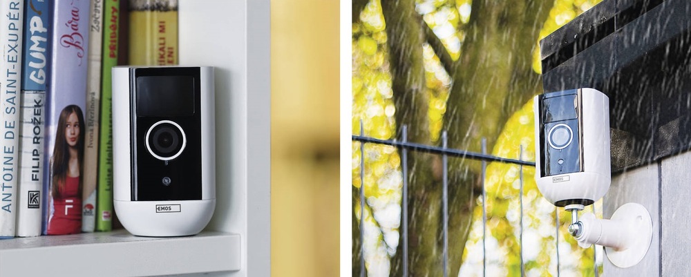 IP kamera EMOS GoSmart Venkovní bateriová IP-200 SNAP bílá EMOS GoSmart IP-200 SNAP