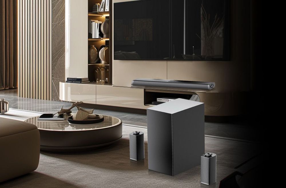 Soundbar WG TV 4.1CH BT AirFlex černý