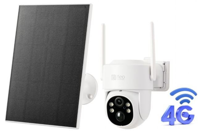 IP kamera IMMAX NEO LITE Smart Security Solar Sentry 4G bílá Detail IP kamery IMMAX NEO LITE Smart Security Solar Sentry 4G