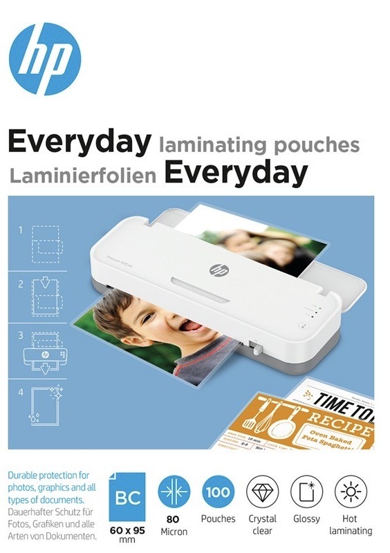 Laminovací fólie HP s tloušťkou 80 mikronů, 100 ks v balení