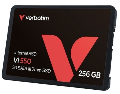  VERBATIM SSD Vi550 S3 256GB SATA III, 2.5” W 460/ R 560 MB/s