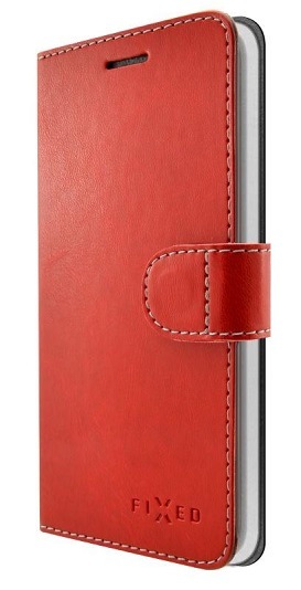 Pouzdro na mobil flipové FIXED FIT na Xiaomi Redmi Note 8T červené Fixed Xiaomi red