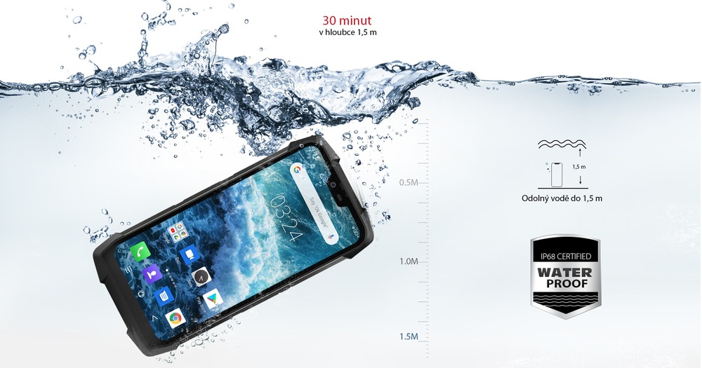 Mobilní telefon iGET BLACKVIEW GBV9700 Pro černý