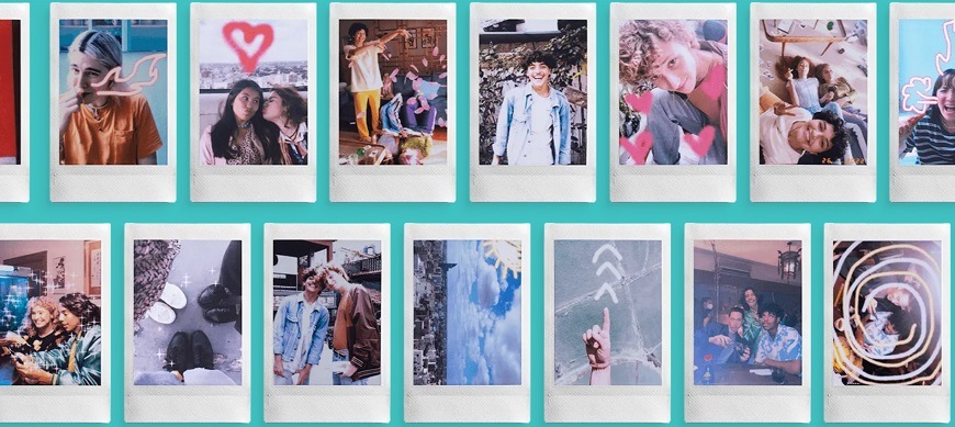 Fototiskárna Fujifilm Instax mini Link 2 Dárkové balení modrá Fujifilm Instax mini Link 2