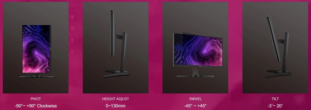 Herní monitor ViewSonic OMNI VX2780J-2K černý/stříbrný