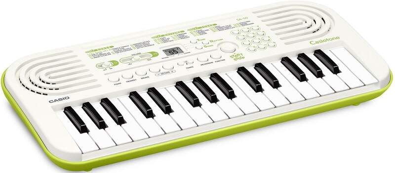Elektronické klávesy Casio SA 50 bílá