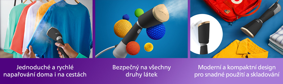 Ruční napařovač oděvů Philips Series 5000 STH5030/80 šedý