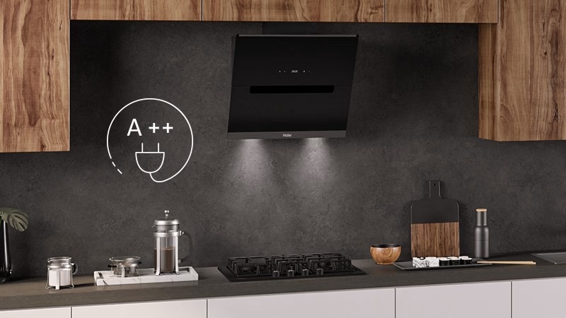 Odsavač par Haier HADG9CBS4BWIFI černý HARHADG9CBS4BWIFI_energy