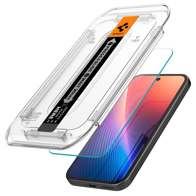 Tvrzené sklo Spigen tR EZ Fit na Google Pixel 9a (2ks)