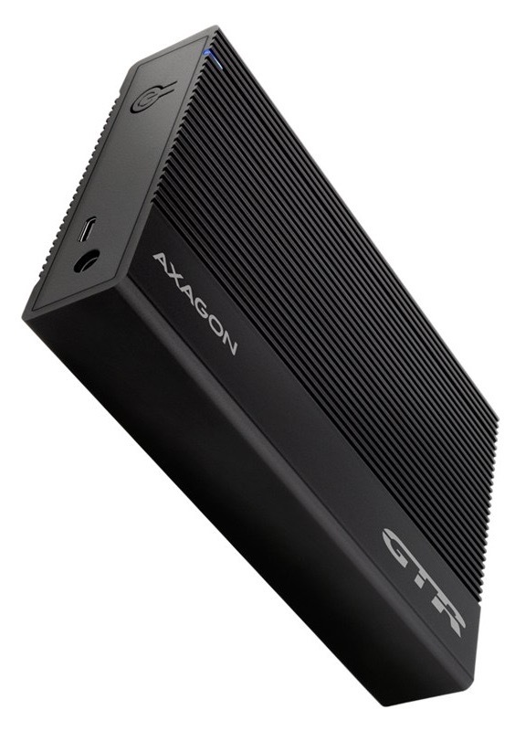 Externí rámeček Axagon s technologií UASP, černá barva