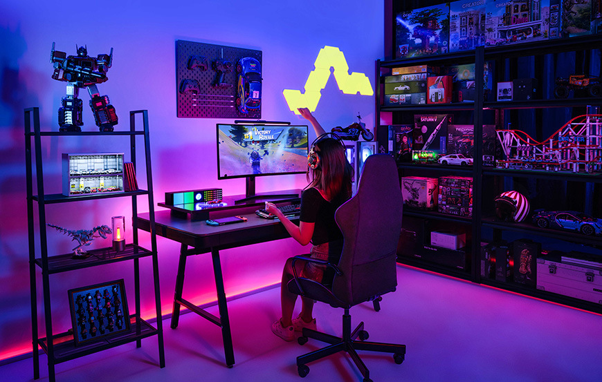 Stolní LED lampička Yeelight Smart Gaming Cube Spot - Expansion Pack černá Stolní LED lampička Yeelight Smart Gaming Cube Spot - Expansion Pack černá