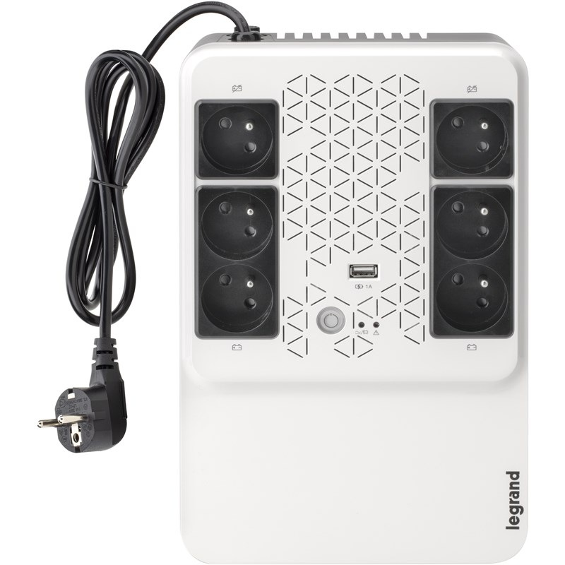 Záložní zdroj Legrand UPS Keor Multiplug 800VA/480W FR, Line-interactive, Tower, výstup 6x CZ, USB