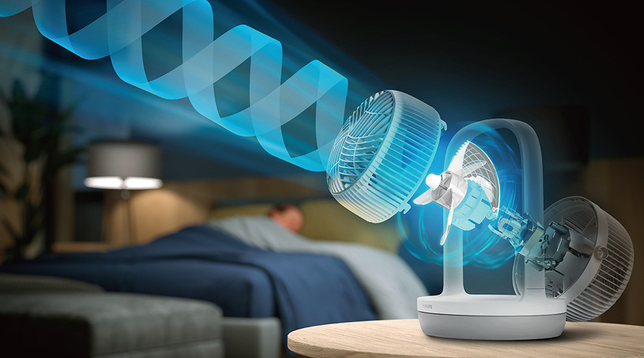 Ventilátor stolní Philips Series 2000 CX2050/00 bílý