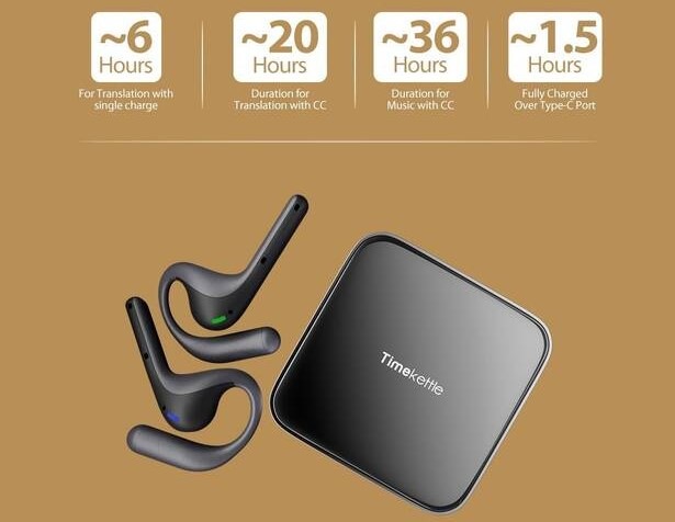 Hlasový překladač Timekettle W4 PRO AI černý Hlasový překladač Timekettle W4 PRO AI černý