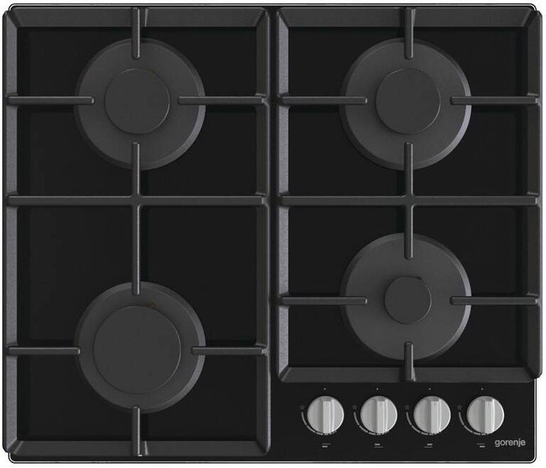 Plynová varná deska Gorenje Essential GT641EXB CastIron černá