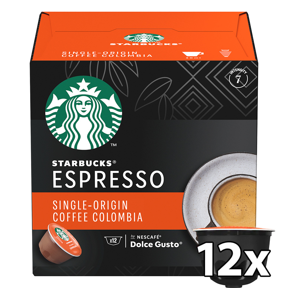 Kapsle pro espressa Starbucks MEDIUM ESPRESSO COLOMBIA (12 ks)