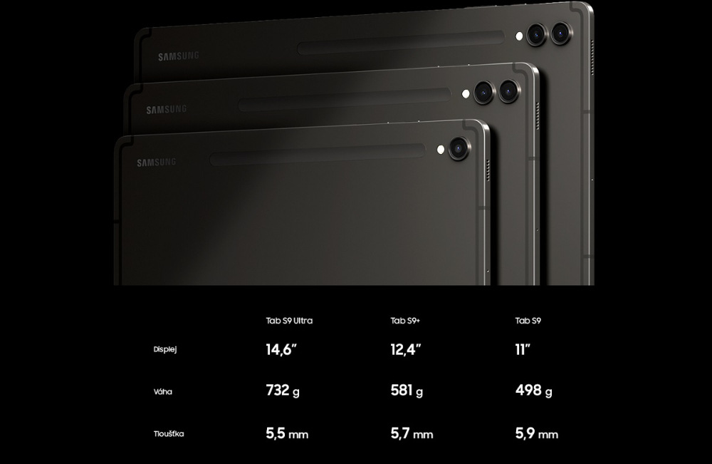 Dotykový tablet Samsung Galaxy Tab S9 5G 8 GB / 128 GB + dotykové pero grafitový Samsung Galaxy Tab S9 5G 8 GB / 128 GB 11", 128 GB, WF, BT, 4G/LTE,Android 13.0