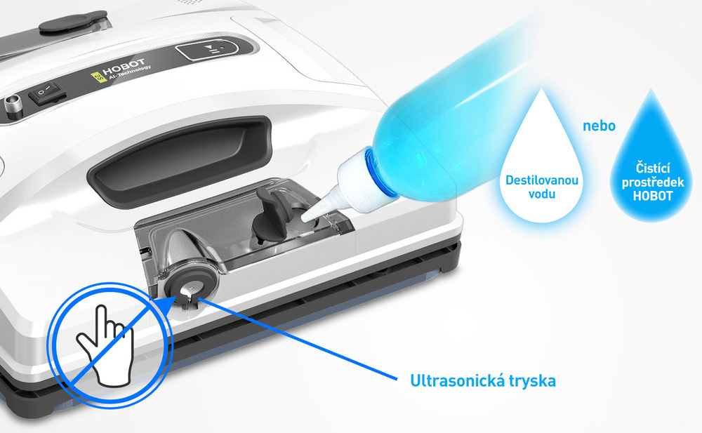 Robotický čistič oken HOBOT HB2S bílý Robotický čistič oken HOBOT HB2S bílý