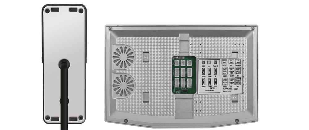 Dveřní videotelefon EMOS GoSmart IP-750A, Wi-Fi černý/stříbrný