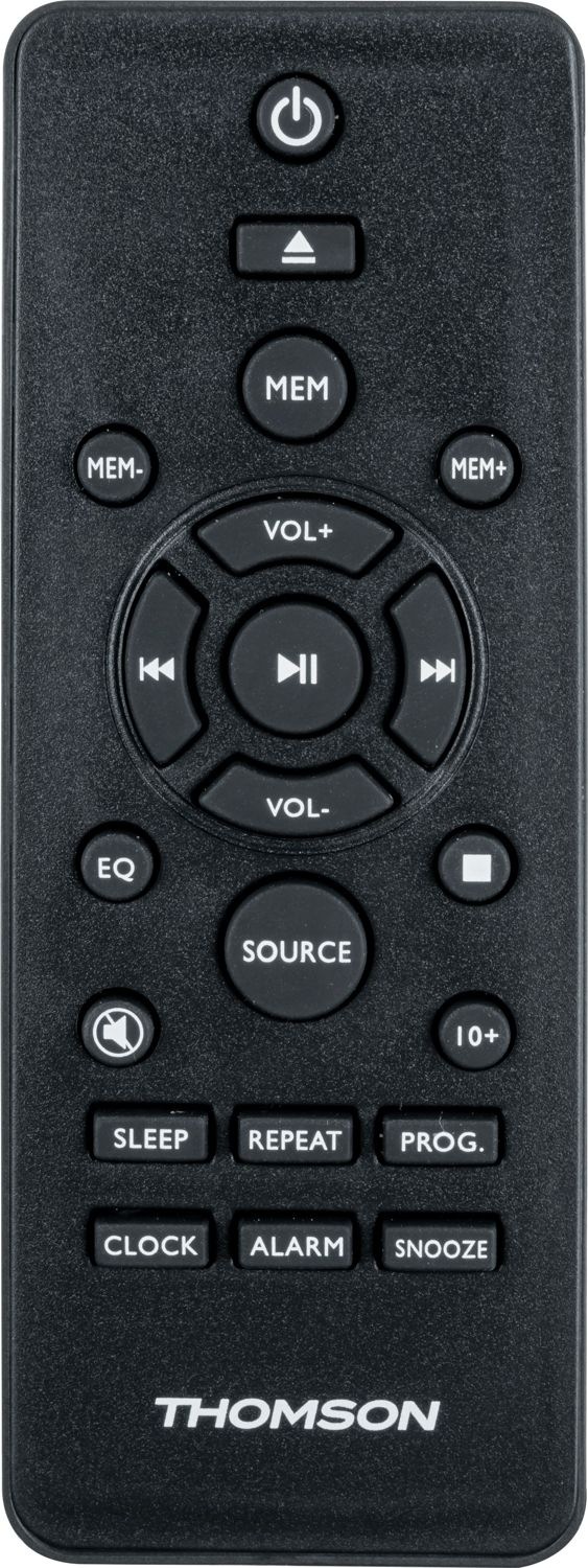 Mikrosystém Thomson MIC123BT černý/hnědý