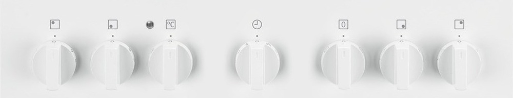 Sklokeramický sporák Electrolux LKR520066W bílý Ovládací panel sporáku Electrolux LKR520066W