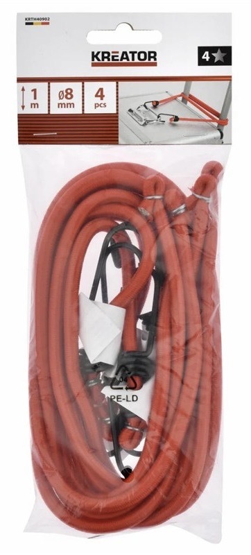 Upínací gumy Kreator s širokým využitím, délka 100 cm