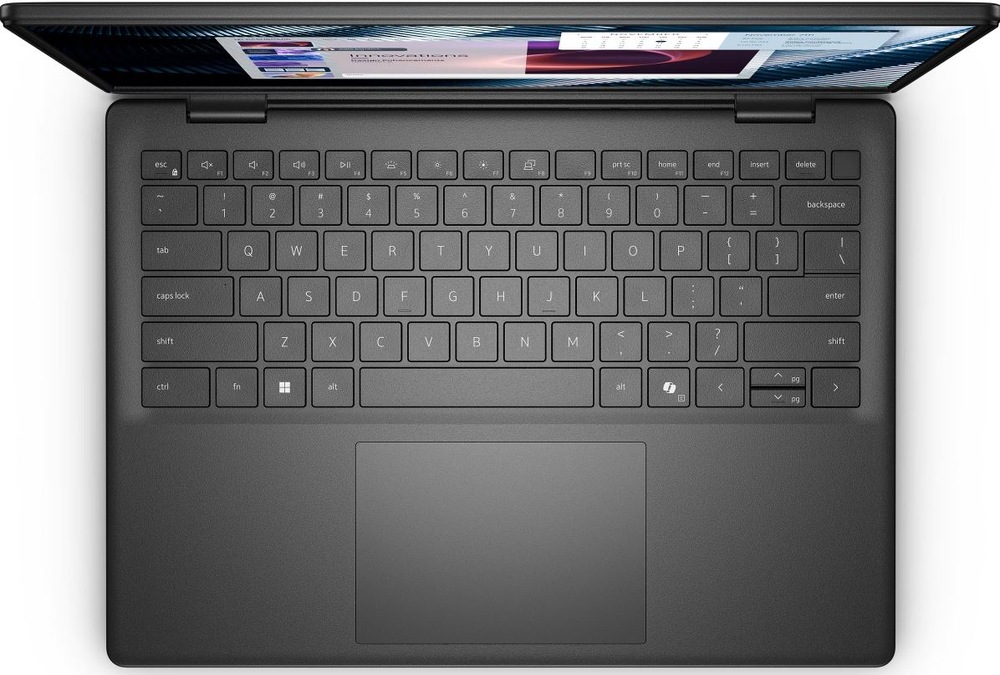 Pohled na klávesnici notebooku Dell Pro 14 Essential PV14250