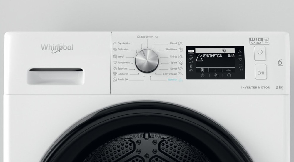 Sušička prádla Whirlpool FFT D 8X3B EE, bílá