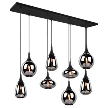 Závěsné svítidlo TRIO Lumina, 8x E14 - černé