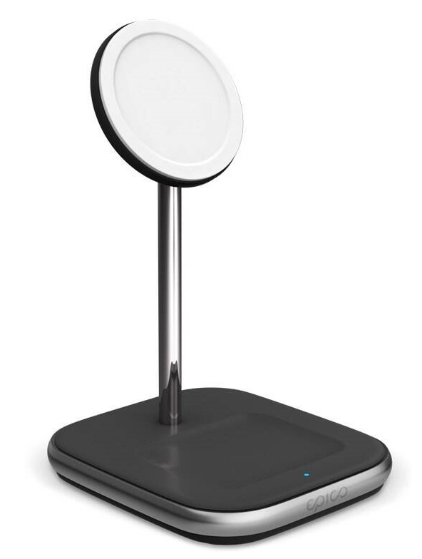 Bezdrátová nabíječka Epico 2v1 MagSafe Wireless černá