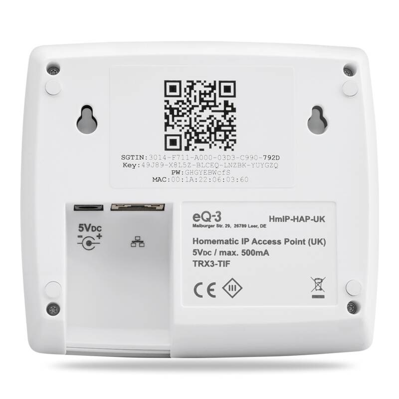 Řídicí jednotka Homematic IP Řídicí jednotka Homematic IP
