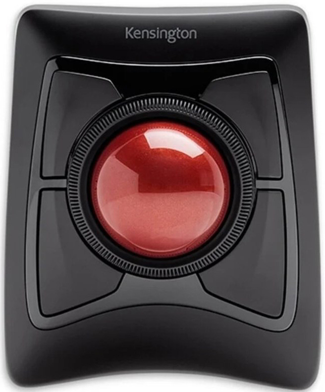 Trackball KENSINGTON Trackball Expert optická/4 tlačítek/400DPI - černá/červená