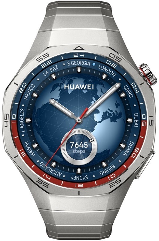 Chytré hodinky Huawei Watch GT 5 Pro 46 mm NFC - Titanium + Titanium Strap