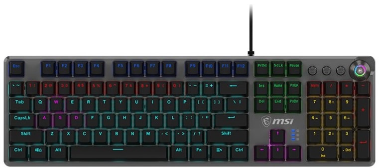 Klávesnice MSI FORGE GK310 černá