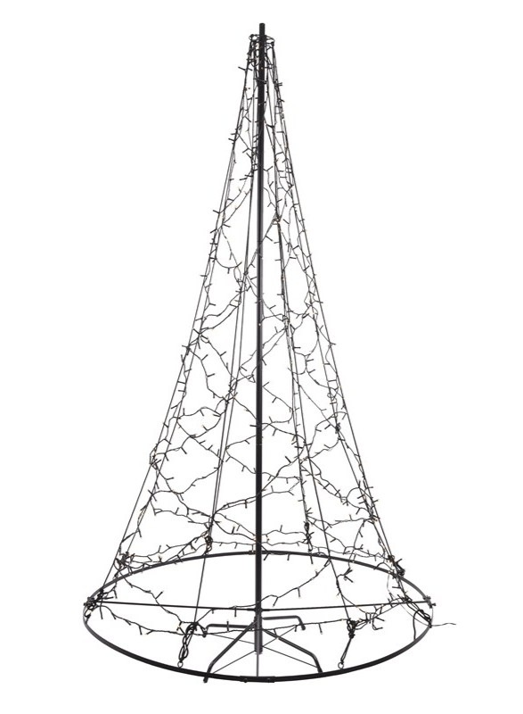 LED dekorace EMOS svítící stromek, 180 cm, 480LED, IP44, venkovní i vnitřní, teplá bílá