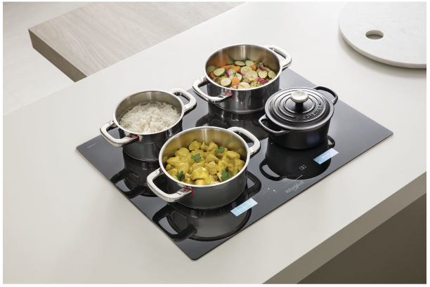 Indukční varná deska Whirlpool W Collection SMP 658C/BT/IXL černá