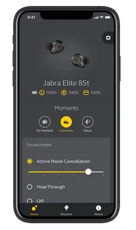 Sluchátka Jabra Elite 85t zlatá/béžová Sluchátka Jabra Elite 85t zlatá/béžová