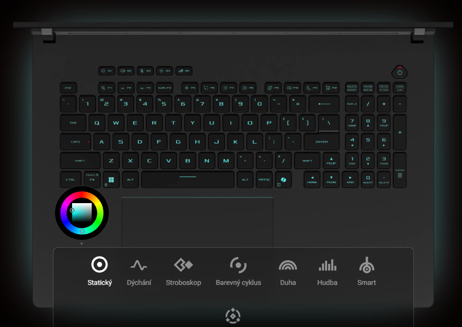 Notebook Asus ROG Strix SCAR 18 černý