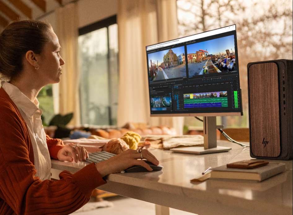 Stolní počítač HP OmniDesk M02-0002nc + Game Pass předplatné na 3 měsíce černý/šedý