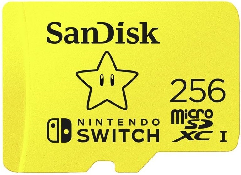 Paměťová karta SANDISK Micro SDXC 256GB UHS-I U3 (V30) pro Nintendo Switch (100R/90W) Paměťová karta SANDISK Micro SDXC 256GB UHS-I U3 (V30) pro Nintendo Switch (100R/90W)