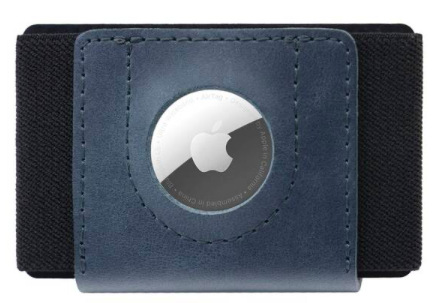 Peněženka FIXED Tiny Wallet pro AirTag z pravé hovězí kůže modrá Peněženka FIXED Tiny Wallet pro AirTag z pravé hovězí kůže modrá